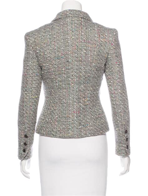 tweedowy żakiet chanel|chanel wool tweed jacket.